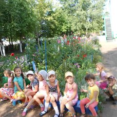 Цветочное оформление территории детского сада