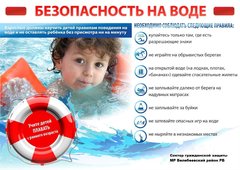 Безопасность детей на воде в летний период"