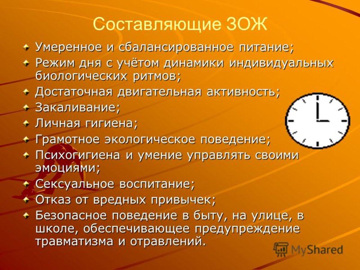 Составляющие нездорового образа жизни