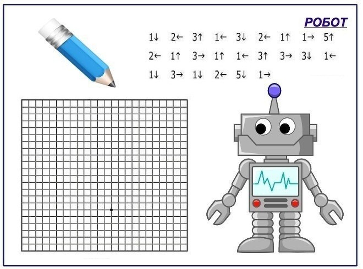 Соедини роботов с описаниями. Рисование по клеточкам робот. Рисунки по клеточкам робот. Рисование по клеточкам для детей робота. Рисунок по точкам робот.