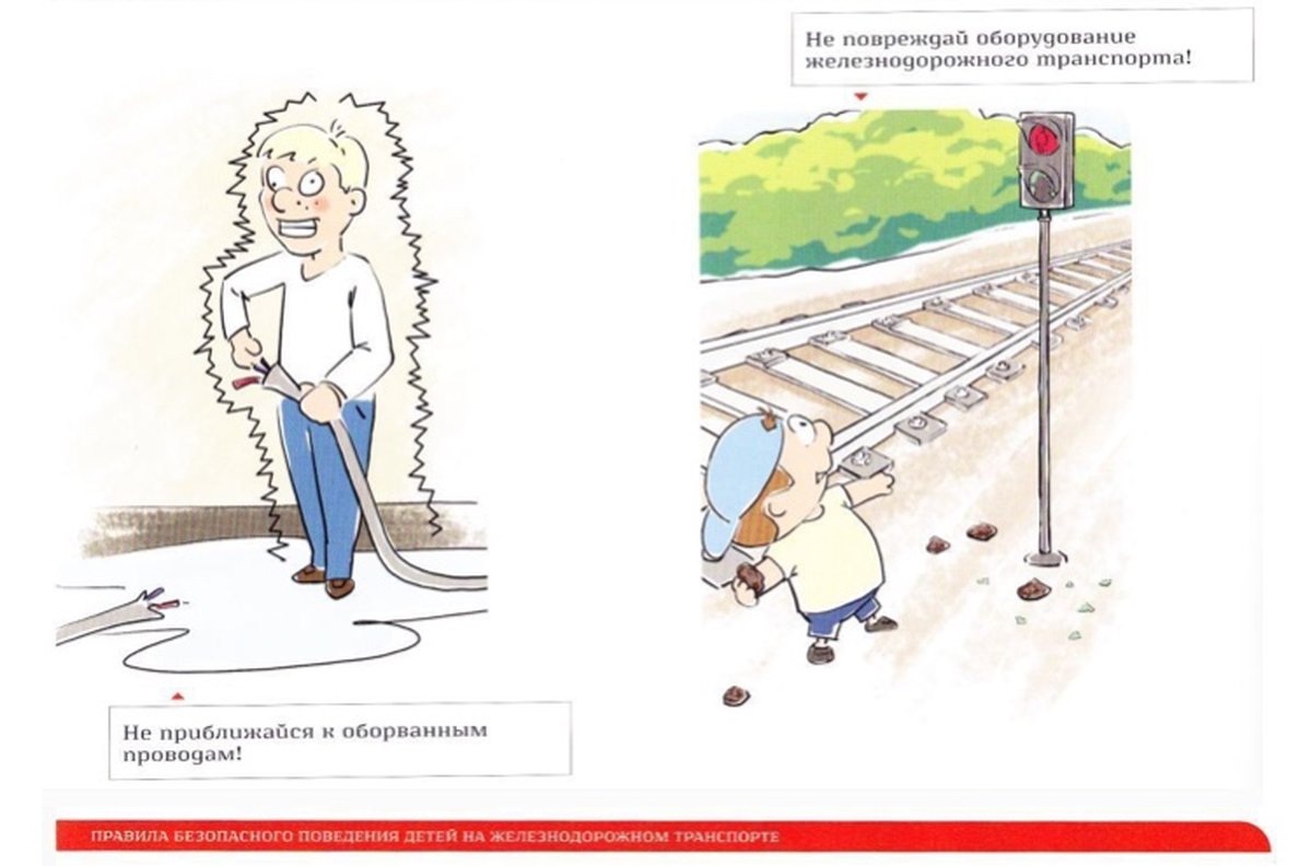 Рисунок на тему железнодорожная безопасность