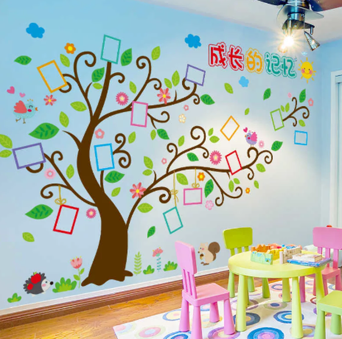 Декор стен в детском саду в современном стиле своими руками