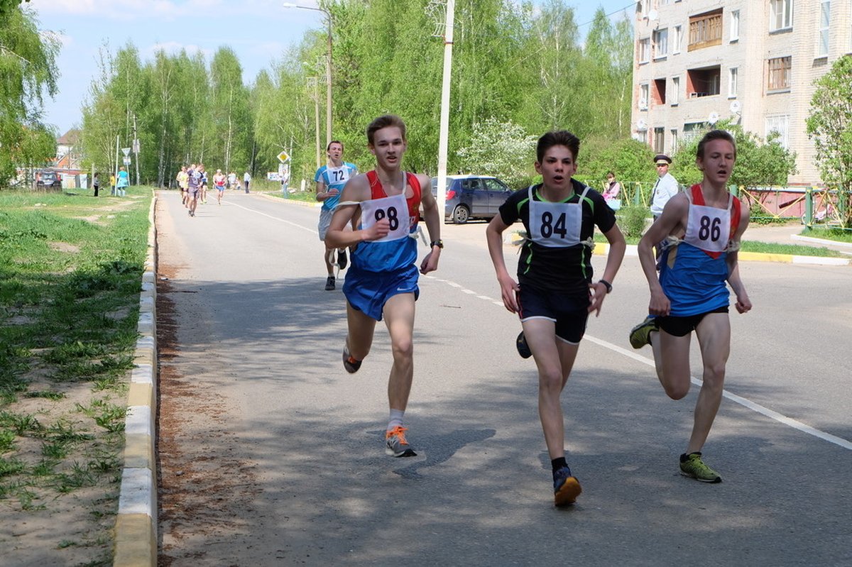 Легкоатлетческий пробег в п.Белоозерский